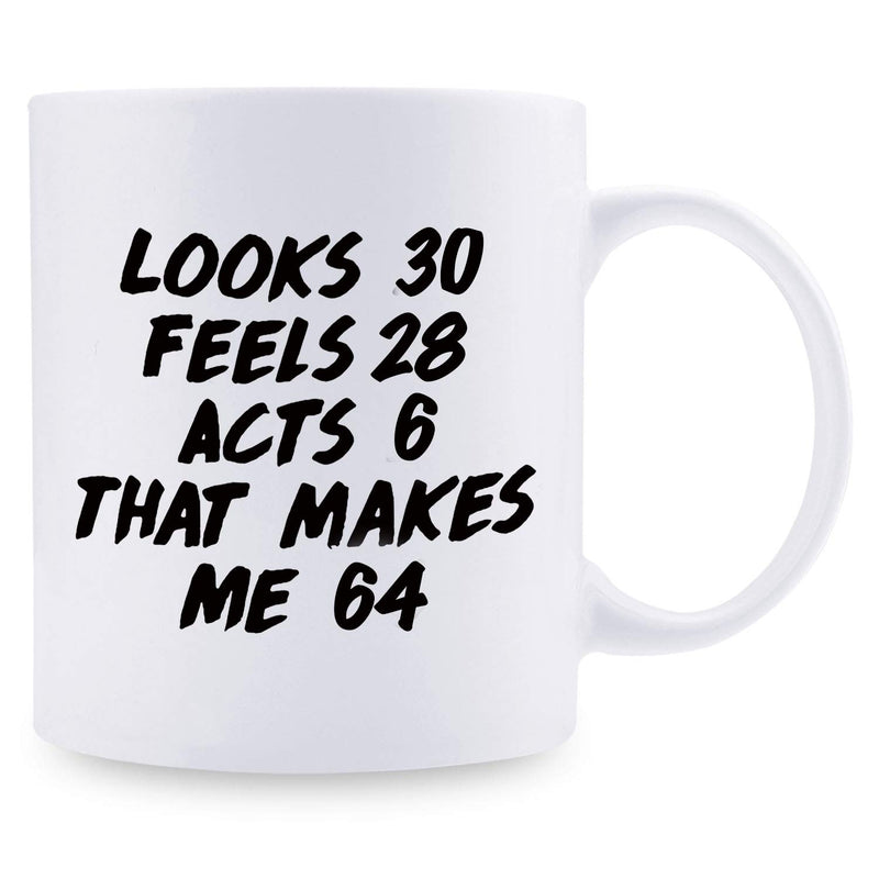 64th Birthday Gifts for Women - 1955 Birthday Gifts for Women, 64 Years Old Birthday Gifts Coffee Mug for Mom, Wife, Friend, Sister, Her, Colleague, Coworker - 11oz