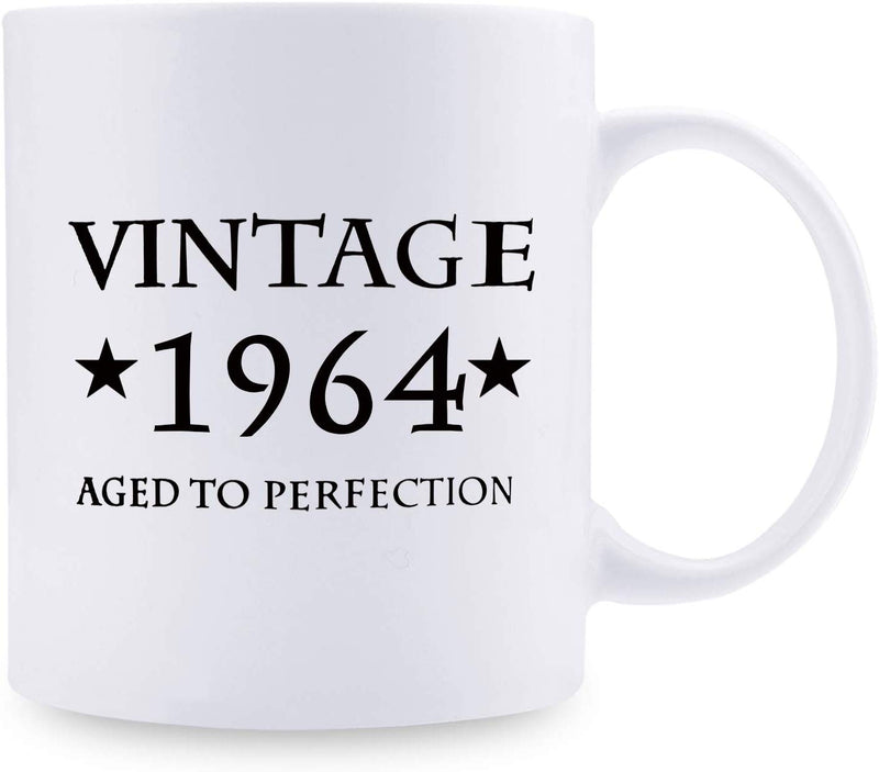 55th Birthday Gifts for Women - 1964 Birthday Gifts for Women, 55 Years Old Birthday Gifts Coffee Mug for Mom, Wife, Friend, Sister, Her, Colleague, Coworker - 11oz