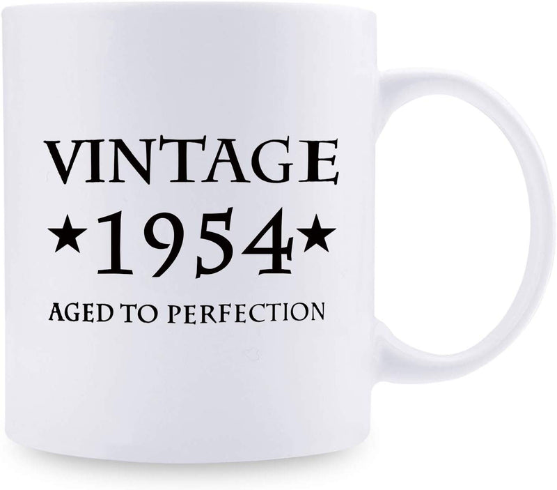 65th Birthday Gifts for Women - 1954 Birthday Gifts for Women, 65 Years Old Birthday Gifts Coffee Mug for Mom, Wife, Friend, Sister, Her, Colleague, Coworker - 11oz