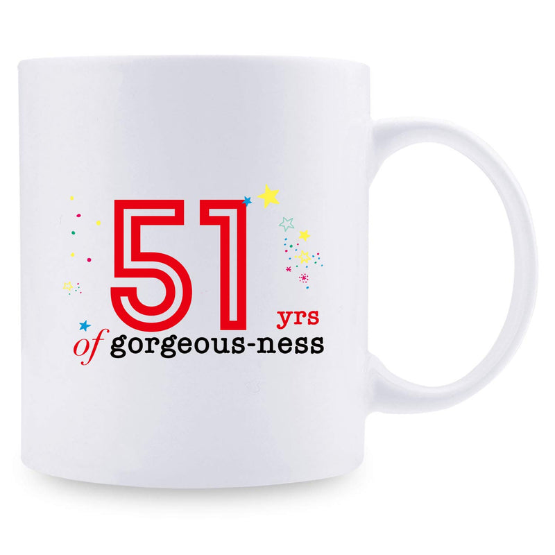 51st Birthday Gifts for Men - 1968 Birthday Gifts for Men, 51 Years Old Birthday Gifts Coffee Mug for Dad, Husband, Friend, Brother, Him, Colleague, Coworker - 11oz