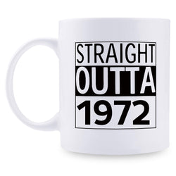 47th Birthday Gifts for Men - 1972 Birthday Gifts for Men, 47 Years Old Birthday Gifts Coffee Mug for Dad, Husband, Friend, Brother, Him, Colleague, Coworker - 11oz