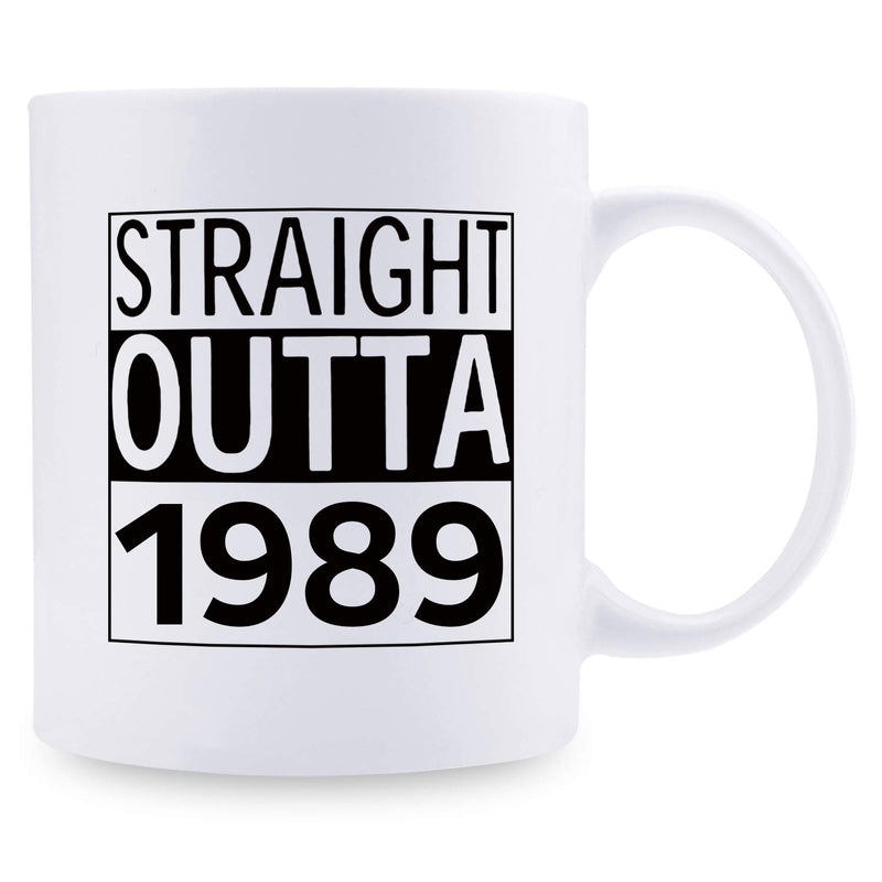 30th Birthday Gifts for Men - 1989 Birthday Gifts for Men, 30 Years Old Birthday Gifts Coffee Mug for Dad, Husband, Friend, Brother, Him, Colleague, Coworker - 11oz