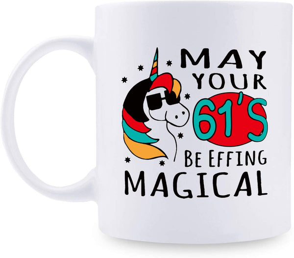 61st Birthday Gifts for Men - 1958 Birthday Gifts for Men, 61 Years Old Birthday Gifts Coffee Mug for Dad, Husband, Friend, Brother, Him, Colleague, Coworker - 11oz