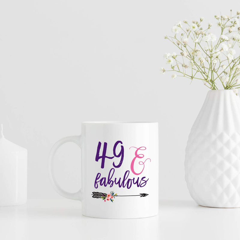 49th Birthday Gifts for Women - 1970 Birthday Gifts for Women, 49 Years Old Birthday Gifts Coffee Mug for Mom, Wife, Friend, Sister, Her, Colleague, Coworker - 11oz