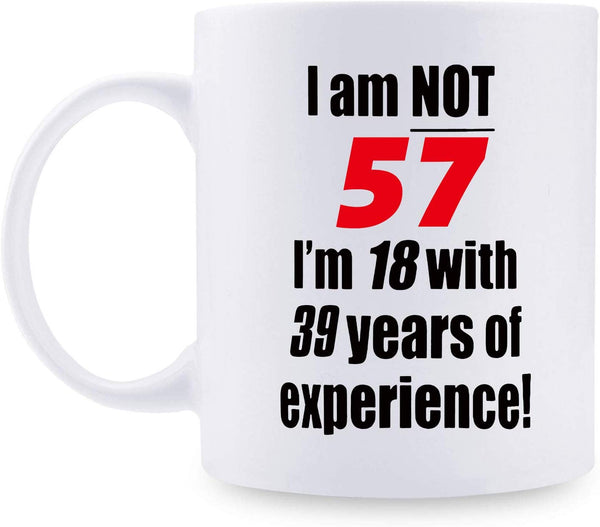 57th Birthday Gifts for Men - 1962 Birthday Gifts for Men, 57 Years Old Birthday Gifts Coffee Mug for Dad, Husband, Friend, Brother, Him, Colleague, Coworker - 11oz