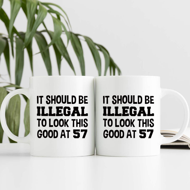 57th Birthday Gifts for Men - 1962 Birthday Gifts for Men, 57 Years Old Birthday Gifts Coffee Mug for Dad, Husband, Friend, Brother, Him, Colleague, Coworker - 11oz