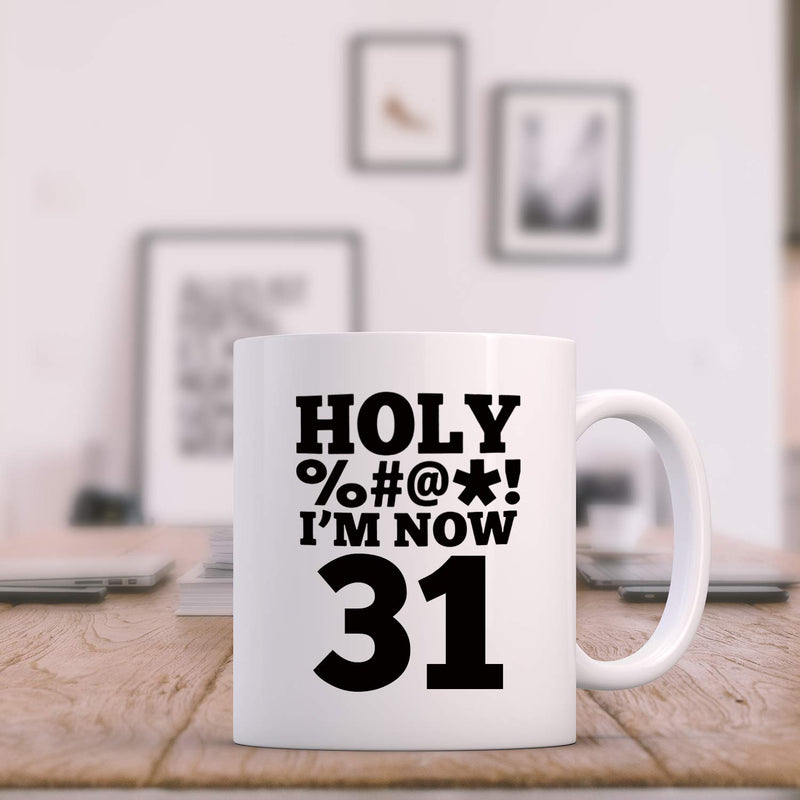 31st Birthday Gifts for Men - 1988 Birthday Gifts for Men, 31 Years Old Birthday Gifts Coffee Mug for Dad, Husband, Friend, Brother, Him, Colleague, Coworker,HOLY MUG - 11oz