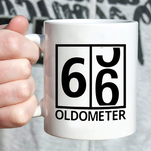 66th Birthday Gifts for Men - 1953 Birthday Gifts for Men, 66 Years Old Birthday Gifts Coffee Mug for Dad, Husband, Friend, Brother, Him, Colleague, Coworker, Oldometer Mug - 11oz