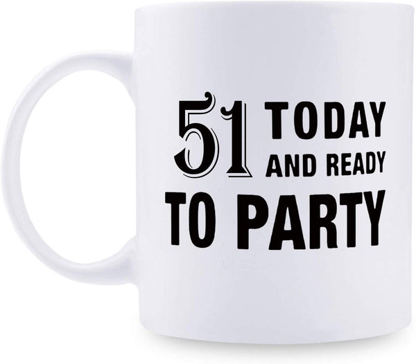 51st Birthday Gifts for Women - 1968 Birthday Gifts for Women, 51 Years Old Birthday Gifts Coffee Mug for Mom, Wife, Friend, Sister, Her, Colleague, Coworker - 11oz