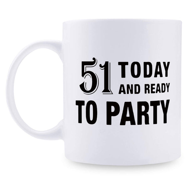 51st Birthday Gifts for Men - 1968 Birthday Gifts for Men, 51 Years Old Birthday Gifts Coffee Mug for Dad, Husband, Friend, Brother, Him, Colleague, Coworker - 11oz