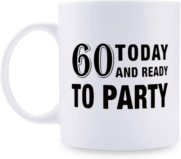 60th Birthday Gifts for Men - 1959 Birthday Gifts for Men, 60 Years Old Birthday Gifts Coffee Mug for Dad, Husband, Friend, Brother, Him, Colleague, Coworker - 11oz