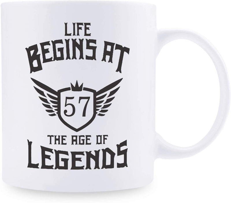 57th Birthday Gifts for Women - 1962 Birthday Gifts for Women, 57 Years Old Birthday Gifts Coffee Mug for Mom, Wife, Friend, Sister, Her, Colleague, Coworker - 11oz