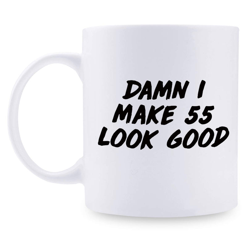 55th Birthday Gifts for Men - 1964 Birthday Gifts for Men, 55 Years Old Birthday Gifts Coffee Mug for Dad, Husband, Friend, Brother, Him, Colleague, Coworker - 11oz