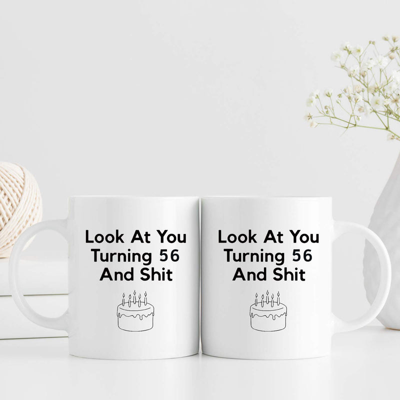 56th Birthday Gifts for Women - 1963 Birthday Gifts for Women, 56 Years Old Birthday Gifts Coffee Mug for Mom, Wife, Friend, Sister, Her, Colleague, Coworker - 11oz