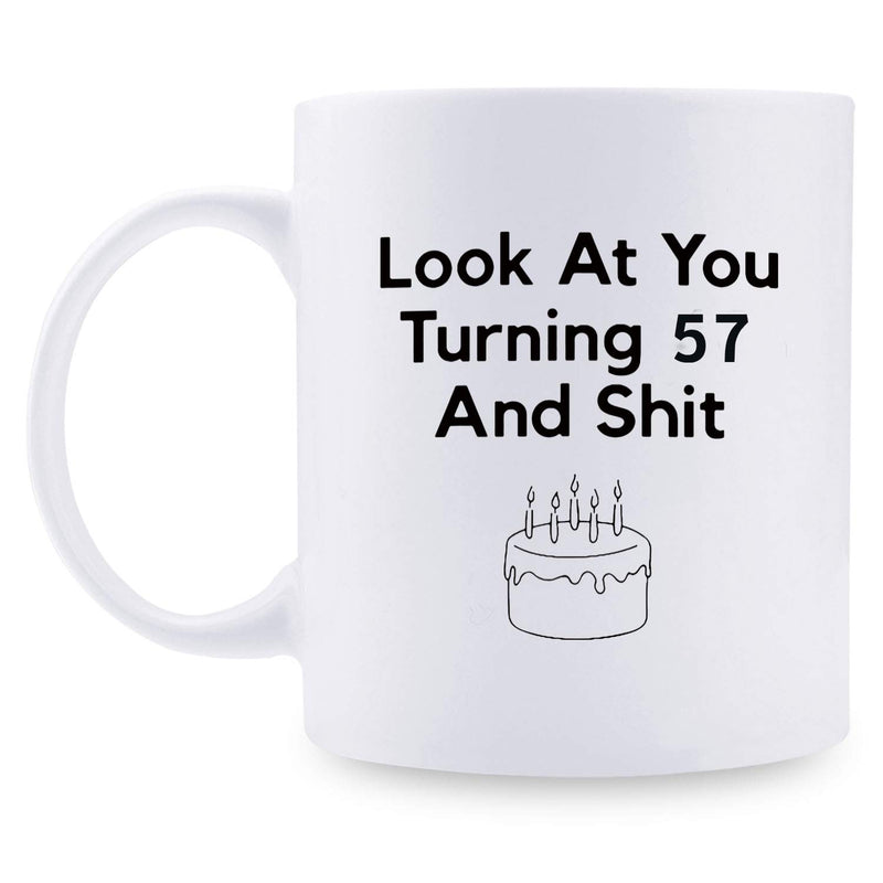 57th Birthday Gifts for Men - 1962 Birthday Gifts for Men, 57 Years Old Birthday Gifts Coffee Mug for Dad, Husband, Friend, Brother, Him, Colleague, Coworker - 11oz