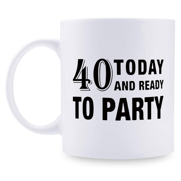 40th Birthday Gifts for Women - 1979 Birthday Gifts for Women, 40 Years Old Birthday Gifts Coffee Mug for Mom, Wife, Friend, Sister, Her, Colleague, Coworker - 11oz