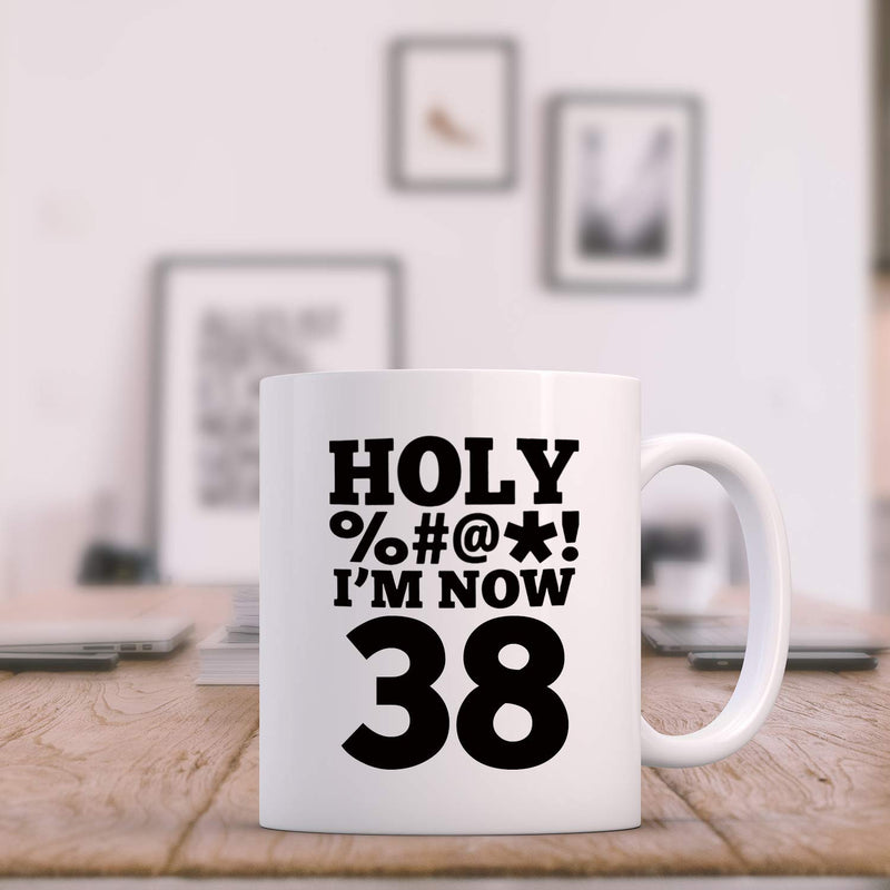 38th Birthday Gifts for Women - 1981 Birthday Gifts for Women, 38 Years Old Birthday Gifts Coffee Mug for Mom, Wife, Friend, Sister, Her, Colleague, Coworker, HOLY MUG - 11oz