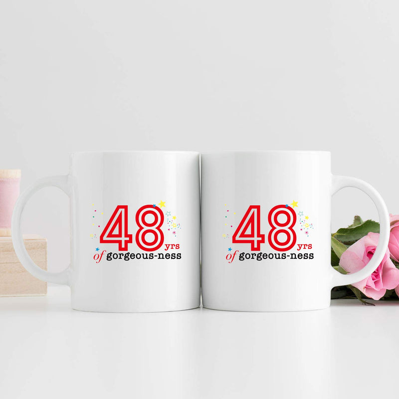 48th Birthday Gifts for Women - 1971 Birthday Gifts for Women, 48 Years Old Birthday Gifts Coffee Mug for Mom, Wife, Friend, Sister, Her, Colleague, Coworker - 11oz