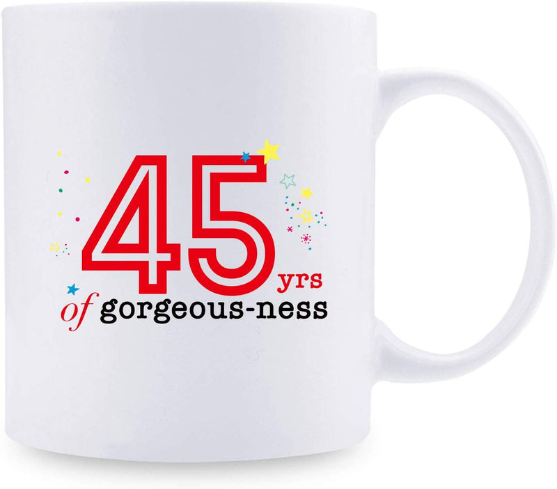 45th Birthday Gifts for Men - 1974 Birthday Gifts for Men, 45 Years Old Birthday Gifts Coffee Mug for Dad, Husband, Friend, Brother, Him, Colleague, Coworker - 11oz