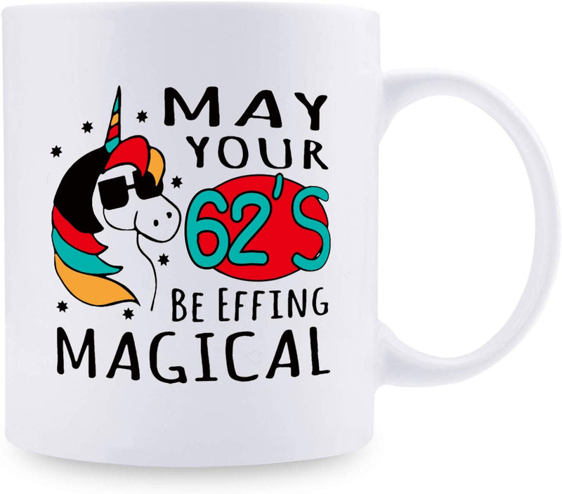 62nd Birthday Gifts for Women - 1957 Birthday Gifts for Women, 62 Years Old Birthday Gifts Coffee Mug for Mom, Wife, Friend, Sister, Her, Colleague, Coworker - 11oz