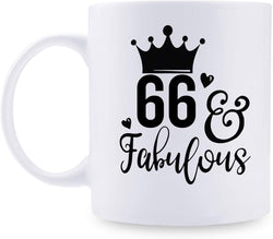 66th Birthday Gifts for Women - 1953 Birthday Gifts for Women, 66 Years Old Birthday Gifts Coffee Mug for Mom, Wife, Friend, Sister, Her, Colleague, Coworker - 11oz