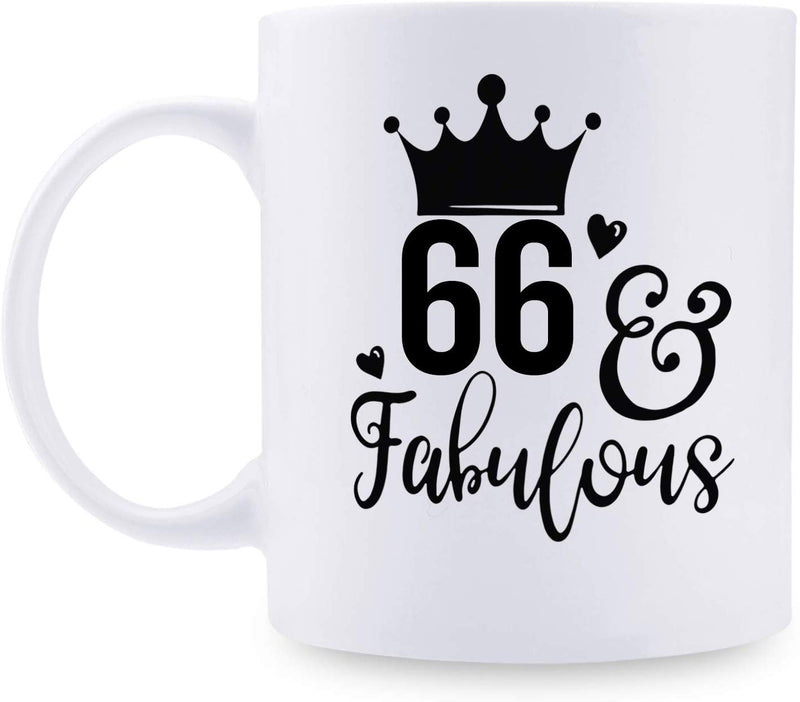 66th Birthday Gifts for Women - 1953 Birthday Gifts for Women, 66 Years Old Birthday Gifts Coffee Mug for Mom, Wife, Friend, Sister, Her, Colleague, Coworker - 11oz