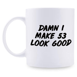 53rd Birthday Gifts for Women - 1966 Birthday Gifts for Women, 53 Years Old Birthday Gifts Coffee Mug for Mom, Wife, Friend, Sister, Her, Colleague, Coworker - 11oz