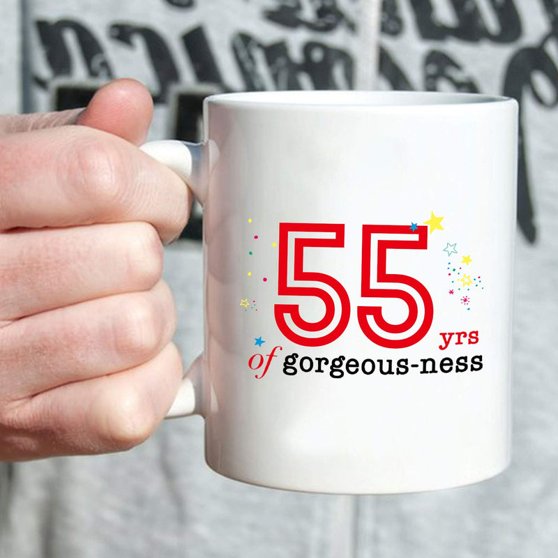 55th Birthday Gifts for Men - 1964 Birthday Gifts for Men, 55 Years Old Birthday Gifts Coffee Mug for Dad, Husband, Friend, Brother, Him, Colleague, Coworker - 11oz