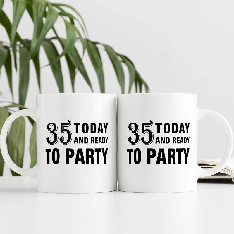 35th Birthday Gifts for Women - 1984 Birthday Gifts for Women, 35 Years Old Birthday Gifts Coffee Mug for Mom, Wife, Friend, Sister, Her, Colleague, Coworker - 11oz