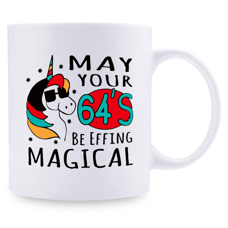 64th Birthday Gifts for Women - 1955 Birthday Gifts for Women, 64 Years Old Birthday Gifts Coffee Mug for Mom, Wife, Friend, Sister, Her, Colleague, Coworker - 11oz