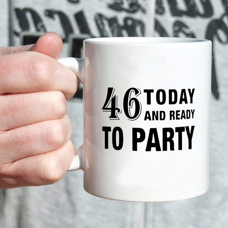 46th Birthday Gifts for Men - 1973 Birthday Gifts for Men, 46 Years Old Birthday Gifts Coffee Mug for Dad, Husband, Friend, Brother, Him, Colleague, Coworker - 11oz