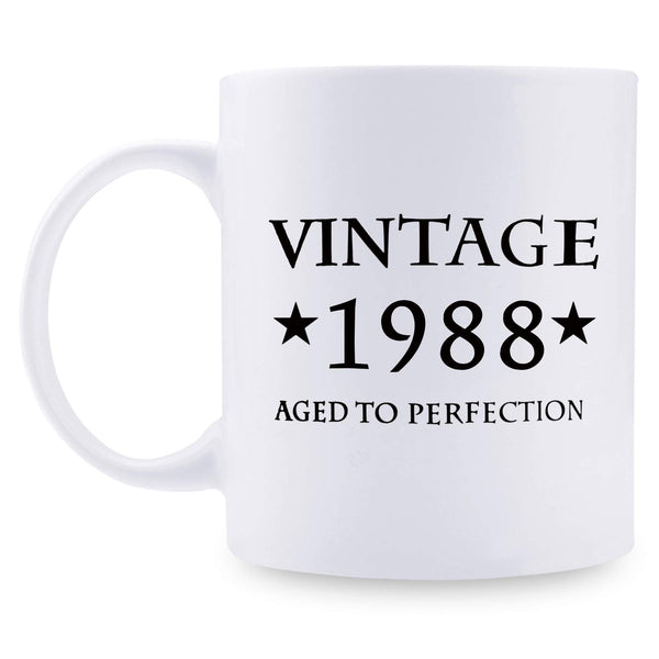 31st Birthday Gifts for Women - 1988 Birthday Gifts for Women, 31 Years Old Birthday Gifts Coffee Mug for Mom, Wife, Friend, Sister, Her, Colleague, Coworker - 11oz