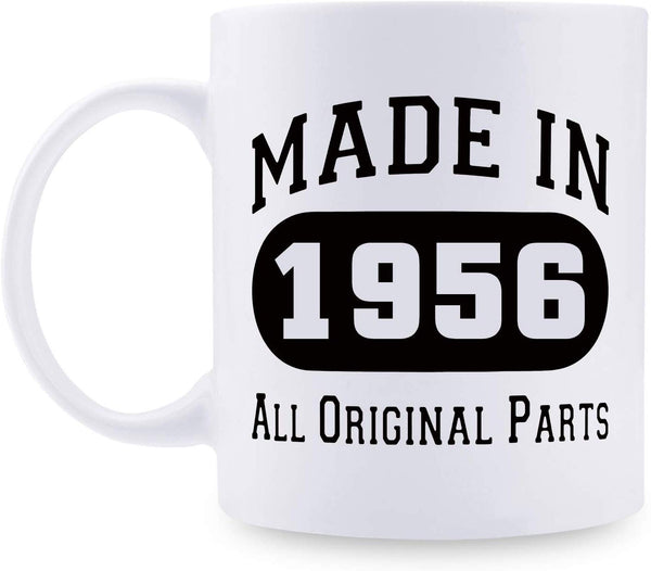 63rd Birthday Gifts for Men - 1956 Birthday Gifts for Men, 63 Years Old Birthday Gifts Coffee Mug for Dad, Husband, Friend, Brother, Him, Colleague, Coworker - 11oz