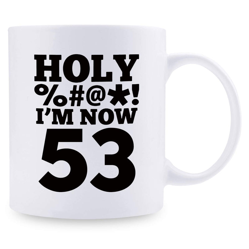 53rd Birthday Gifts for Men - 1966 Birthday Gifts for Men, 53 Years Old Birthday Gifts Coffee Mug for Dad, Husband, Friend, Brother, Him, Colleague, Coworker, HOLY MUG - 11oz