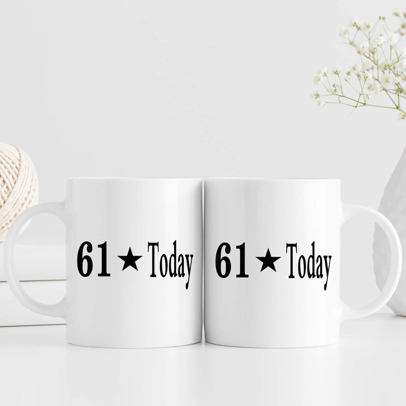 61st Birthday Gifts for Women - 1958 Birthday Gifts for Women, 61 Years Old Birthday Gifts Coffee Mug for Mom, Wife, Friend, Sister, Her, Colleague, Coworker - 11oz