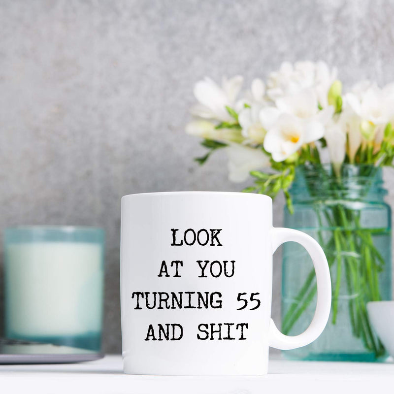 55th Birthday Gifts for Men - 1964 Birthday Gifts for Men, 55 Years Old Birthday Gifts Coffee Mug for Dad, Husband, Friend, Brother, Him, Colleague, Coworker - 11oz