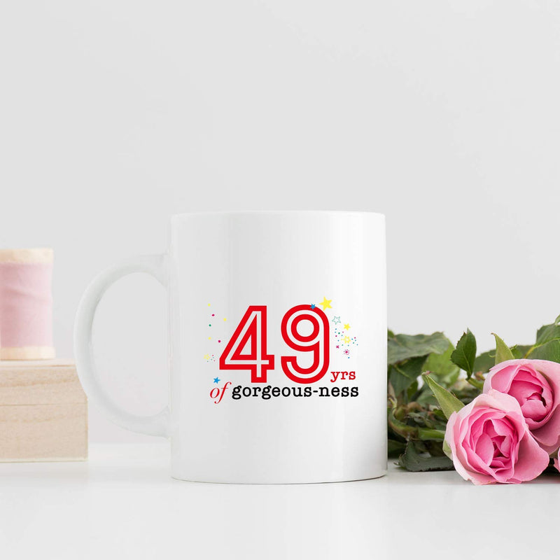 49th Birthday Gifts for Women - 1970 Birthday Gifts for Women, 49 Years Old Birthday Gifts Coffee Mug for Mom, Wife, Friend, Sister, Her, Colleague, Coworker - 11oz