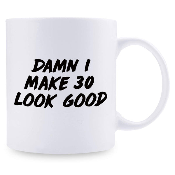 30th Birthday Gifts for Men - 1989 Birthday Gifts for Men, 30 Years Old Birthday Gifts Coffee Mug for Dad, Husband, Friend, Brother, Him, Colleague, Coworker - 11oz