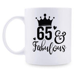 65th Birthday Gifts for Women - 1954 Birthday Gifts for Women, 65 Years Old Birthday Gifts Coffee Mug for Mom, Wife, Friend, Sister, Her, Colleague, Coworker - 11oz