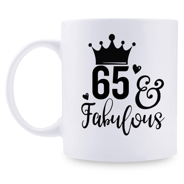 65th Birthday Gifts for Women - 1954 Birthday Gifts for Women, 65 Years Old Birthday Gifts Coffee Mug for Mom, Wife, Friend, Sister, Her, Colleague, Coworker - 11oz