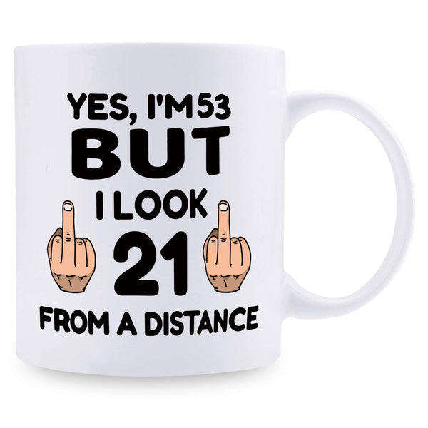 53rd Birthday Gifts For Men - 1966 Birthday Gifts for Men, 53 Years Old Birthday Gifts Coffee Mug for Dad, Husband, Friend, Brother, Him, Colleague, Coworker - 11oz