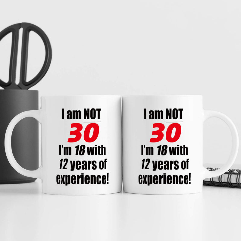 30th Birthday Gifts for Men - 1989 Birthday Gifts for Men, 30 Years Old Birthday Gifts Coffee Mug for Dad, Husband, Friend, Brother, Him, Colleague, Coworker - 11oz