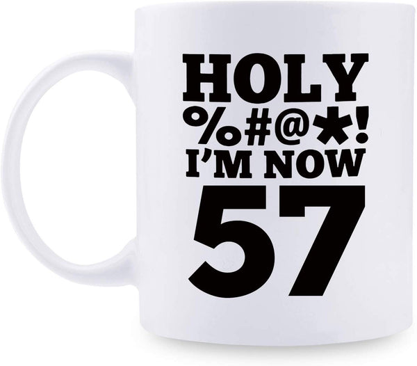 57th Birthday Gifts for Men - 1962 Birthday Gifts for Men, 57 Years Old Birthday Gifts Coffee Mug for Dad, Husband, Friend, Brother, Him, Colleague, Coworker, HOLY MUG - 11oz