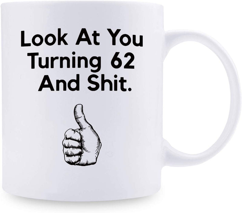 62nd Birthday Gifts for Women - 1957 Birthday Gifts for Women, 62 Years Old Birthday Gifts Coffee Mug for Mom, Wife, Friend, Sister, Her, Colleague, Coworker - 11oz