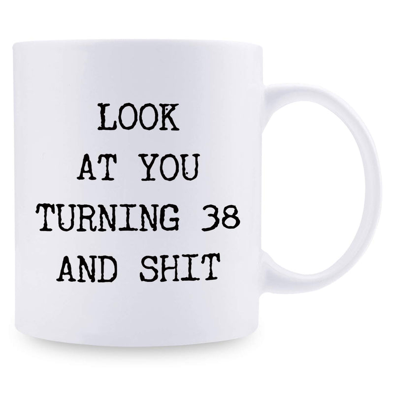 38th Birthday Gifts for Women - 1981 Birthday Gifts for Women, 38 Years Old Birthday Gifts Coffee Mug for Mom, Wife, Friend, Sister, Her, Colleague, Coworker- 11oz