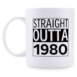 39th Birthday Gifts for Men - 1980 Birthday Gifts for Men, 39 Years Old Birthday Gifts Coffee Mug for Dad, Husband, Friend, Brother, Him, Colleague, Coworker - 11oz