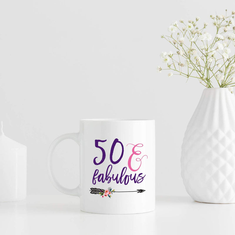 50th Birthday Gifts for Women - 1969 Birthday Gifts for Women, 50 Years Old Birthday Gifts Coffee Mug for Mom, Wife, Friend, Sister, Her, Colleague, Coworker - 11oz