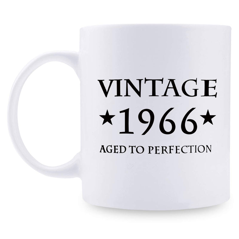 53rd Birthday Gifts for Women - 1966 Birthday Gifts for Women, 53 Years Old Birthday Gifts Coffee Mug for Mom, Wife, Friend, Sister, Her, Colleague, Coworker - 11oz