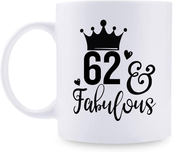 62nd Birthday Gifts for Men - 1957 Birthday Gifts for Men, 62 Years Old Birthday Gifts Coffee Mug for Dad, Husband, Friend, Brother, Him, Colleague, Coworker - 11oz