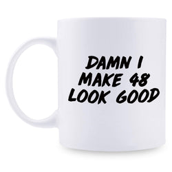 48th Birthday Gifts for Men - 1971 Birthday Gifts for Men, 48 Years Old Birthday Gifts Coffee Mug for Dad, Husband, Friend, Brother, Him, Colleague, Coworker - 11oz